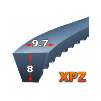 Pasy uzębione XPZ (9.7x8)
