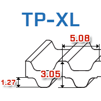Pasy zębate TP-XL