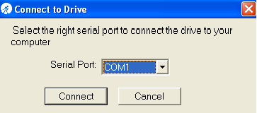 Wybór portu do komunikacji sterownika SSK-B09 z programem ProTuner