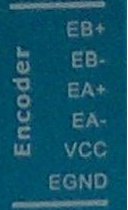 Zdjęcie pinów złącza P3, do komunikacji z enkoderem serowsterownika ES-D808 HBS86