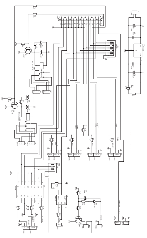 Schemat ideowy płyty głównej SSK-MB2