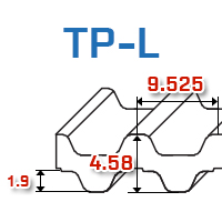 Pasy zębate TP-L