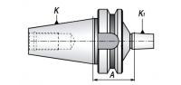 Trzpienie frezarskie BT-B | TYP 5373 | MAS 403-BT