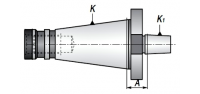 Trzpienie frezarskie ISO-B | TYP 5370 | DIN 2080