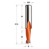 Wiertła nieprzelotowe krótkie S=10x34mm 361