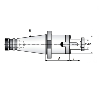 Trzpienie frezarskie ISO-DC | TYP 7332 | DIN 2080