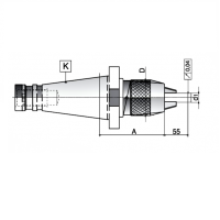 Trzpienie frezarskie ISO-UW | 7657 | DIN 2080