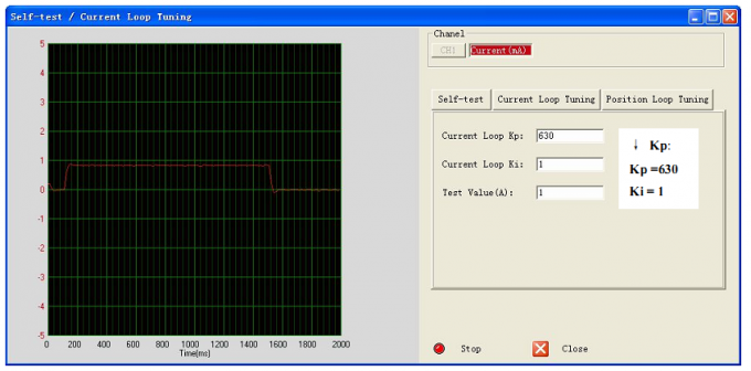 Obniżanie parametru Kp w programie ProTuner.