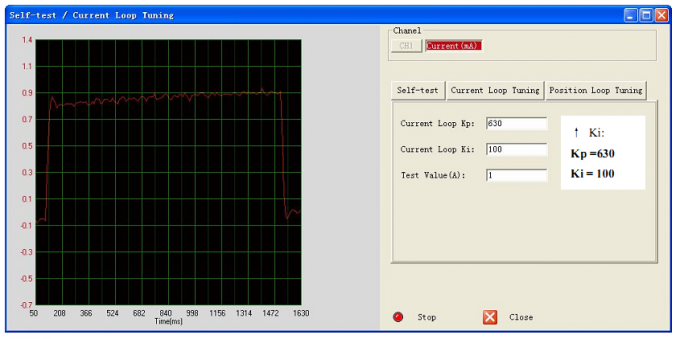 Zwiększanie parametru Ki do 100 w programie ProTuner