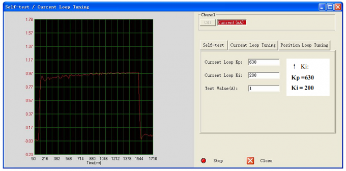 Zwiększanie parametru Ki do 200 w programie ProTuner.