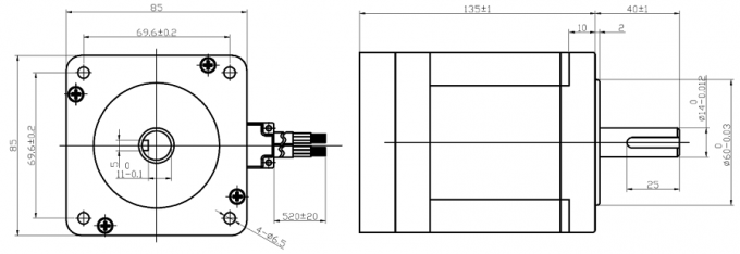 Rysunek techniczny 86HS80-EC-1000