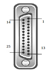 Opis portu LPT sterownika silnika krokowego SSK-B03- 4,2A