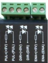 Zdjęcie pinów złącza sygnałów sterujących P1 sterownika SSK-B03- 4,2A