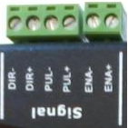 Zdjęcie pinów złącza sygnałów sterujących P1 sterownika SSK-B04- 7,8A