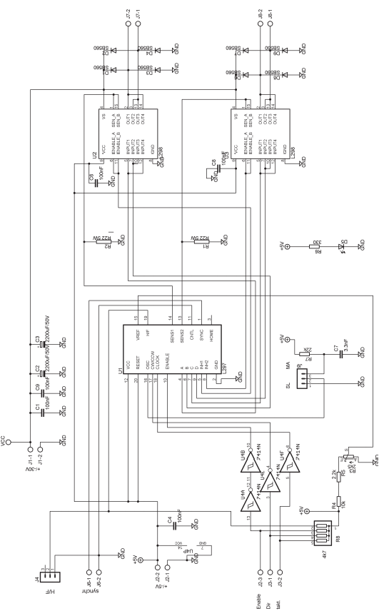 Schemat ideowy sterownika SSK-B02