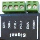 Zdjęcie pinów złącza sygnałów sterujących P1 sterownika SSK-B06-7,2A