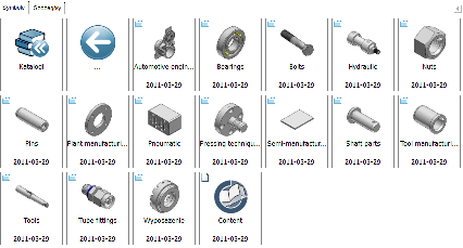 Biblioteka normaliów programu ZW3D Standard