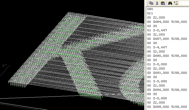 Dziurkowanie map bitowych w programie Step 2 CNC