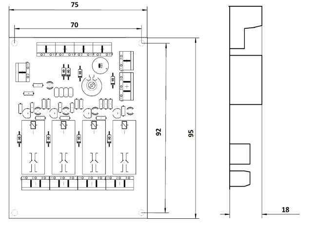 Płytka Przekaźnikowa Ppk 01 Do Mx3660 Akcesoria Cnc