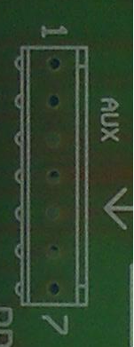 Piny złącza AUX płyty głównej SSK-MB1