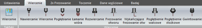 Miniatury i wybór trybu obróbki w module ZW3D 2x Machining