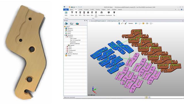 Okno interfejsu funkcji Taktyki otworów w programie ZW3D Premium