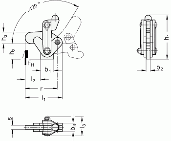 Moduły GN 910.3 - rysunek techniczny