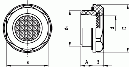 Wskaźniki poziomu pryzmatyczne do wysokich temperatur HGFT-HT-PR - rysunek techniczny