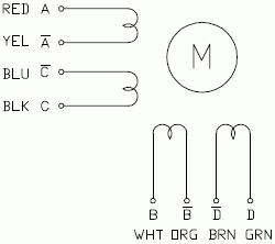 Silnik krokowy SM86/78-4208B - 4.6Nm - rysunek techniczny
