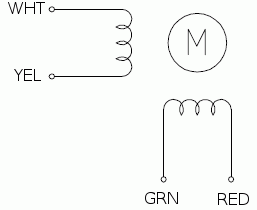 Silnik krokowy SM 86/115-6004A - 8.7Nm - rysunek techniczny