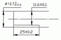 Silnik krokowy SM 86/80-4208A - 4.6Nm - rysunek techniczny