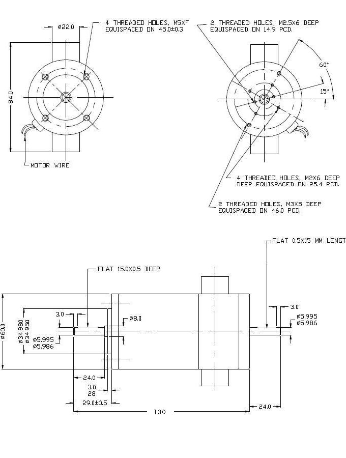 Serwosilnik DC CNCDrive 45W